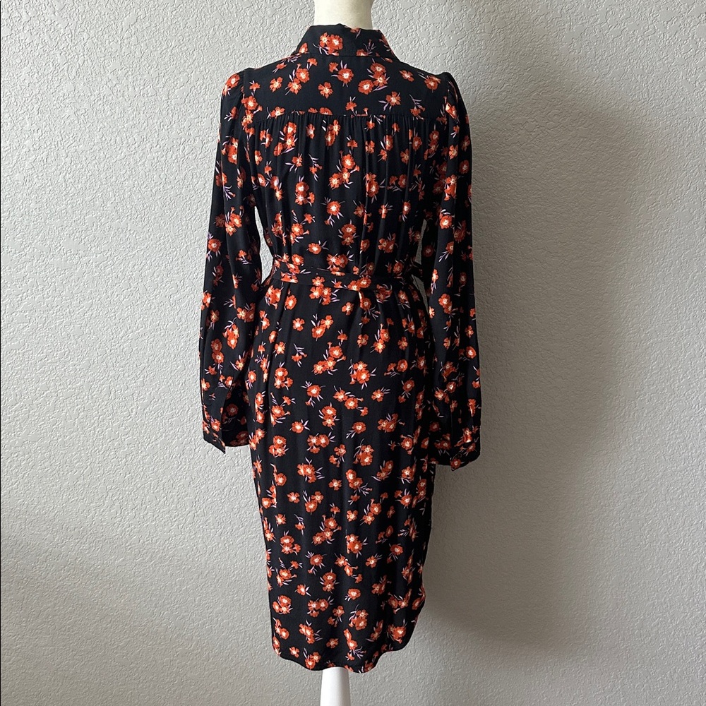 Ann Taylor | Floral Belted Shirt Dress (NWOT) - Picture 6 of 8